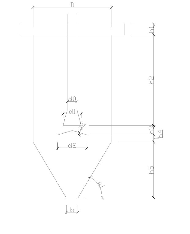 沉淀池设计示意图